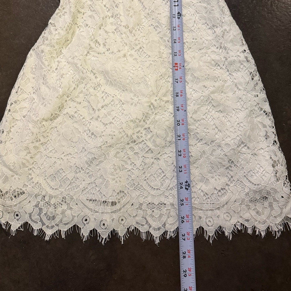 Trixxi White Mini Lace Dress - Picture 6 of 6